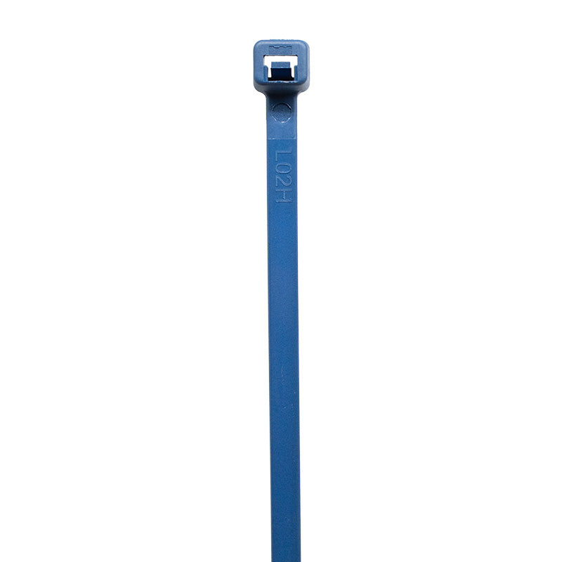 PICO 7245-36 11.25" 50 LB Metal Detectable Cable Tie - Teal, 100-Piece