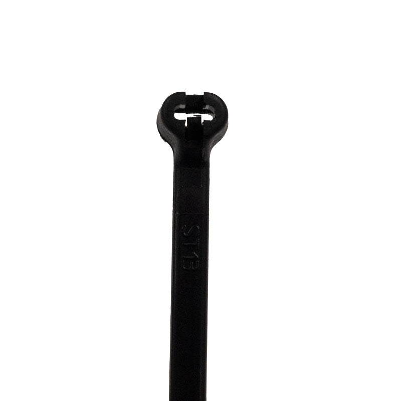 PICO 7256-34 7.5" 50 LB Metal Pawl Cable Tie - UV Black, 25-Piece