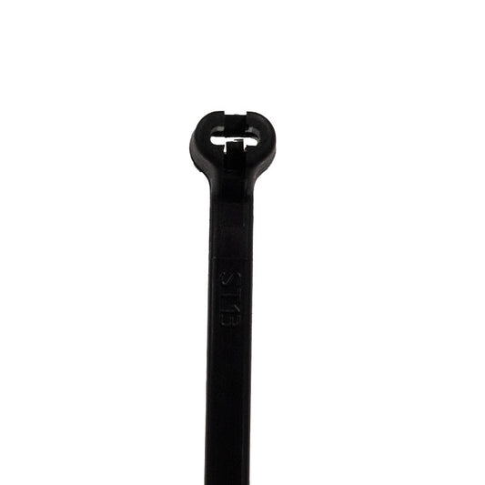 PICO 7258-34 14" 50 LB Metal Pawl Cable Tie - UV Black, 25-Piece