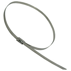 PICO 7271-34 8" 120 LB Stainless Steel Cable Tie, 25-Piece