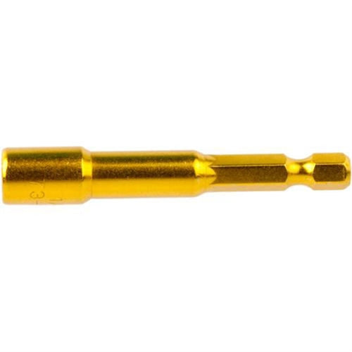 Boss 1/4"x2.5" Magnetic Yellow Nut Drive 73-110