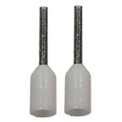 Mode 73-514-100 Wire Ferrule 22AWG / 2.6mm White, 100/Pack (Suggested Tool: 84-194-1 Self Adjusting for 28AWG-10AWG)