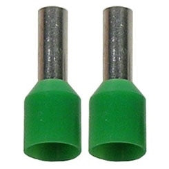 Mode 73-526-100 Wire Ferrule 10AWG / 3.9mm Green, 100/Pack (Suggested Tool: 84-194-1 Self Adjusting for 28AWG-10AWG)