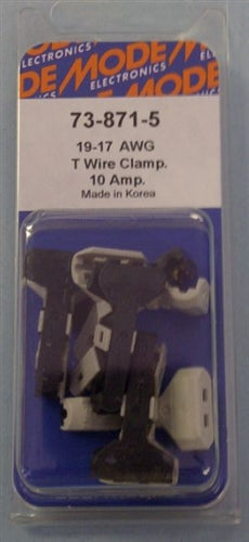 Mode 73-871-5 T-Wire Clamps 19-17AWG, Rated Voltage: 600V, Max Current: 10 Amps, 5/Pack