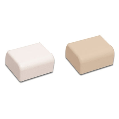 Premiere FEC-73414 1.5" End Cap Raceway Accessory, White