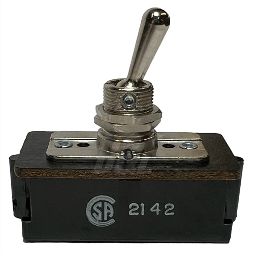 TE 7360K8 Industrial Grade Toggle Switch DPST On-Off, 20A@125VAC / 10A@250VAC, 1-1/2HP, Screw Terminals