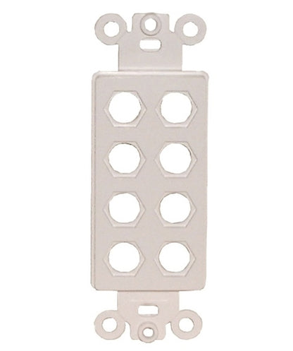 Philmore 75-4008 Decora 'Quick Fit' Insert with 8 Holes, White
