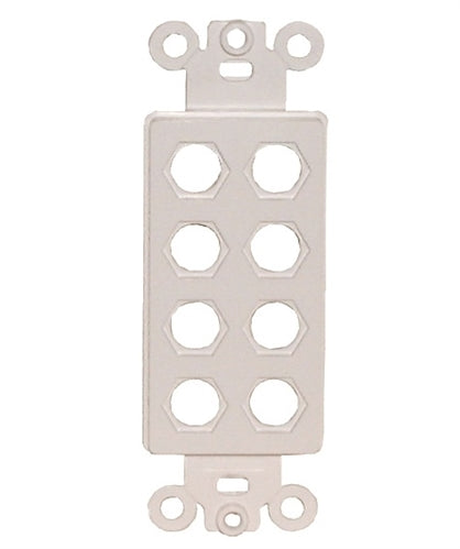 Philmore 75-4008 Decora 'Quick Fit' Insert with 8 Holes, White