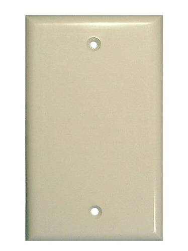 Philmore 75-692 Standard Single Gang Wall Plate, White