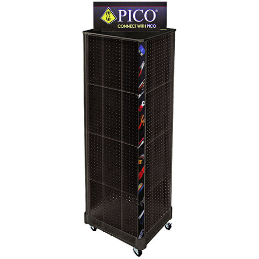 PICO 75000W-31 1DIS 4 Sided Empty Display, Wheeled Base