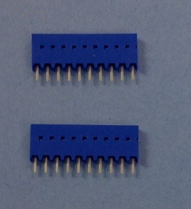 Fci Single Row .1" Vertical PCB Header 10 Position 75915310LF