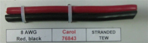 General Cable 8AWG Red TEW Stranded 105C Wire 76843-03 Carol Brand (152M = Full Roll)