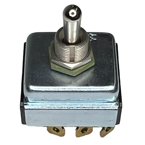 Eaton 7702K2 Toggle Switch 3PDT On-On, 15A@125VAC (1HP)/ 10A@250VAC (3/4HP), Screw Terminals (Screws Included)