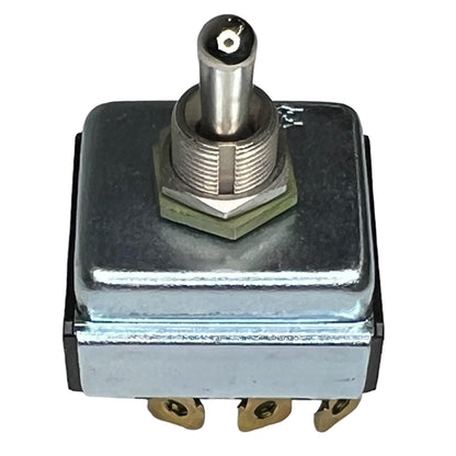 Eaton 7702K2 Toggle Switch 3PDT On-On, 15A@125VAC (1HP)/ 10A@250VAC (3/4HP), Screw Terminals (Screws Included)