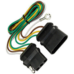 PICO 7710-11 18 AWG 4 Pin Extension with Lead Wire Trailer Connector, 1-Piece, 4' Length