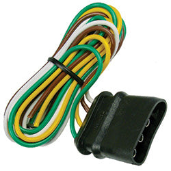 PICO 7715-11 18 AWG 4 Pin Male Shrouded Trailer Connector, 1-Piece, 4' Length