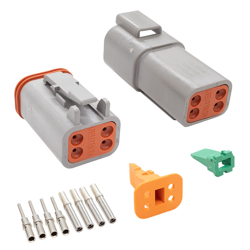 PICO 7862-91 20-16 AWG 4-Way Deutsch DT Connector Combo Pack, 1-Set