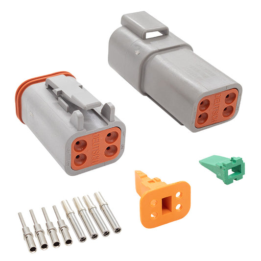 PICO 7862-91 20-16 AWG 4-Way Deutsch DT Connector Combo Pack, 1-Set
