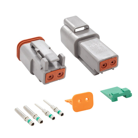 PICO 7870-91 16-14 AWG 2-Way Deutsch DT Connector Combo Pack, 1-Set