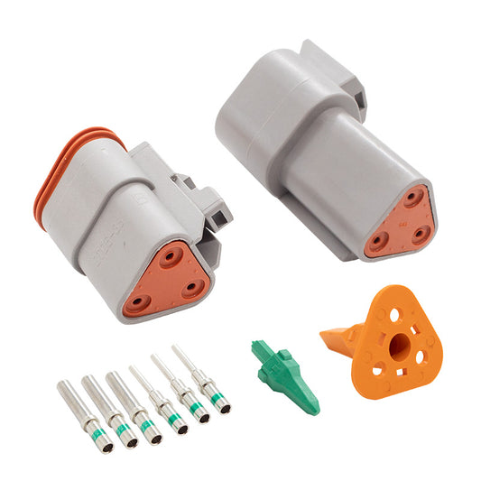 PICO 7871-91 16-14 AWG 3-Way Deutsch DT Connector Combo Pack, 1-Set