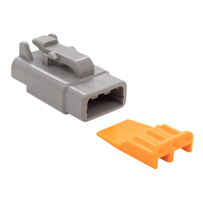 PICO 7912-91 3-Way Deutsch DTM Series Plug & Wedgelock, 1-Set