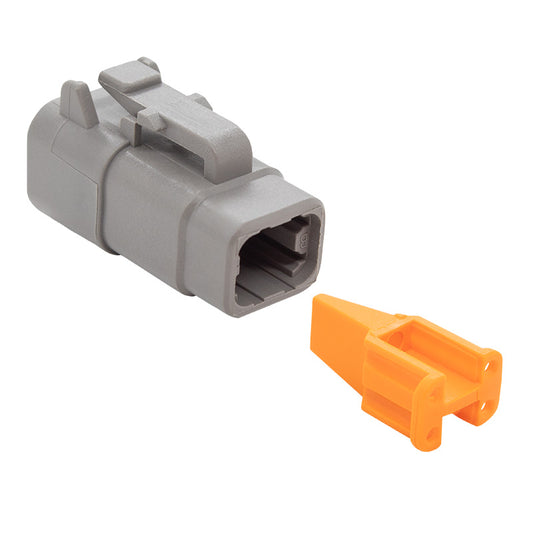 PICO 7914-91 4-Way Deutsch DTM Series Plug & Wedgelock, 1-Set