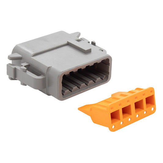 PICO 7920-91 2-Way Deutsch DTM Series Plug & Wedgelock, 1-Set