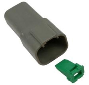 PICO 7994-34 Female 4 Way Deutsch Receptacle & Wedgelock, 10/Pack, Deutsch No: DT04-4P / W4P