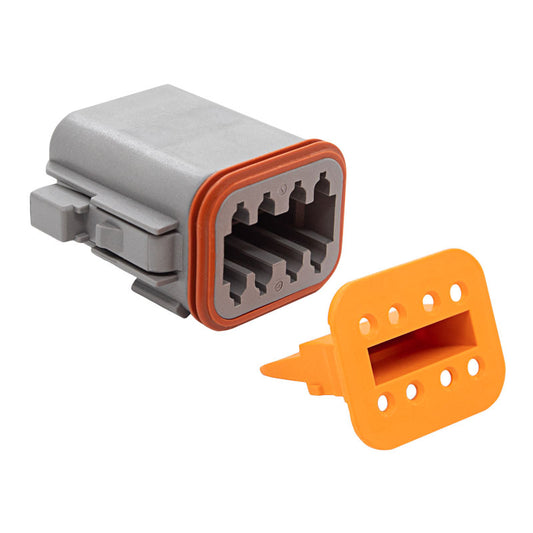 PICO 7999-34 8-Way Deutsch DT Series Plug & Wedgelock, 10-Piece