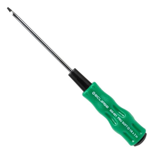 Eclipse 800-001 Flat Blade Screwdriver 3.2mm x 3" Shaft
