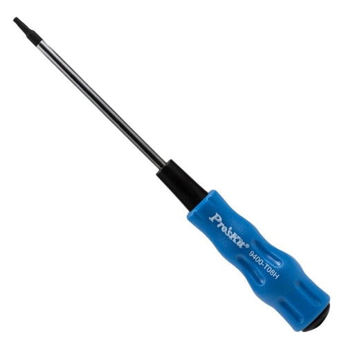 Proskit 800-044 Star Tip Torx Driver T08H x 3" Shaft, Magnetic Tip