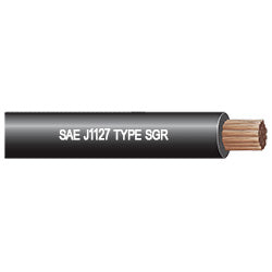 PICO 8087-24 4 AWG Black SGR Battery-Starter Cable, 25' Length