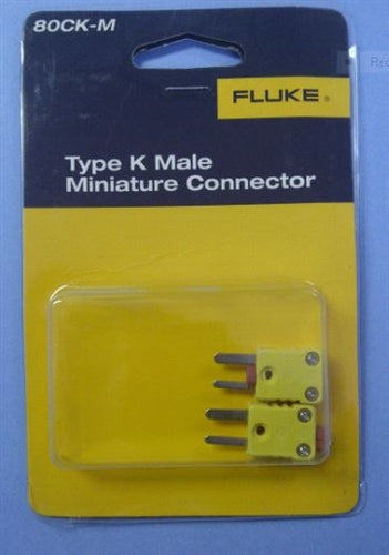 Fluke 80CK-M Type K Male Mini-Connectors / Thermocouple