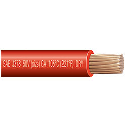 PICO 8105-5-27 6 AWG Red SGT Battery-Starter Cable, 250' Length