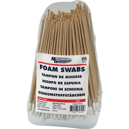 MG Chemicals 813-250 Single Sided Foam Swab (250 Pack)