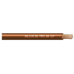 PICO 8210-2-26 10 AWG Brown GXL Cross-Linked Polyethylene Wire, 100' Length