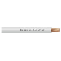 PICO 8210-6-26 10 AWG White GXL Cross-Linked Polyethylene Wire, 100' Length