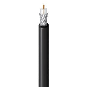 Belden 8216 RG174/U Type Coax Cable 26AWG, Stranded, Tinned Copper Braid Shield, 50 Ohm, Black PVC (152M = Full Roll)
