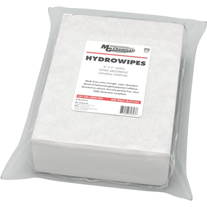 MG Chemicals 8282-300 Hydrowipes (300 Wipes: 8" x 9")