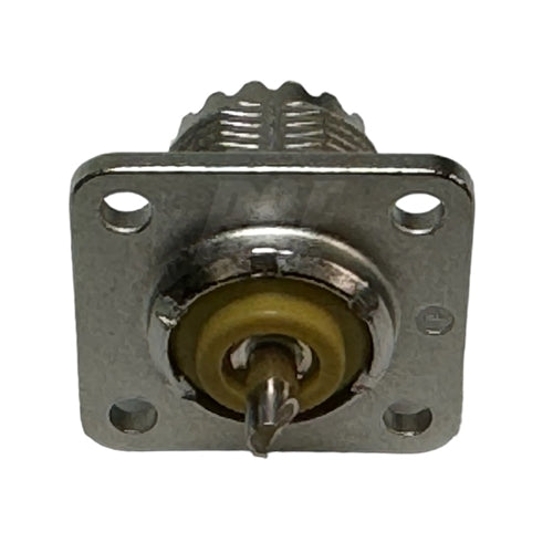 Amphenol 083-1R UHF Panel Receptacle 4 Hole Square (E0224)