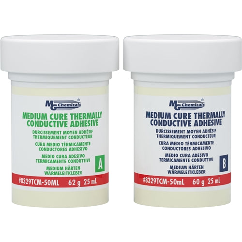 MG Chemicals 8329TCM-50ML Thermally Conductive Epoxy Adhesive Medium Cure