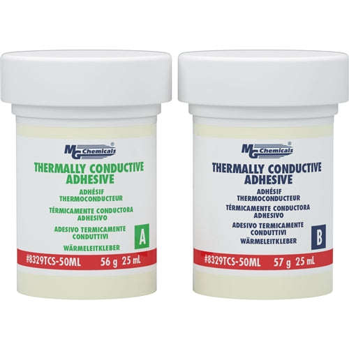 MG Chemicals 8329TCS-50ML Thermally Conductive Epoxy Adhesive Slow Cure