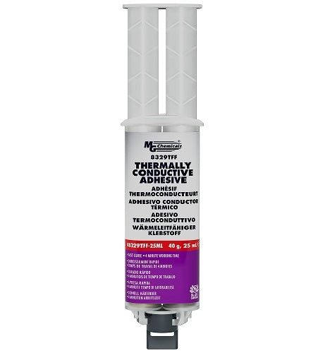 MG Chemicals 8329TFF-25ML Thermally Conductive Epoxy Adhesive Fast Cure