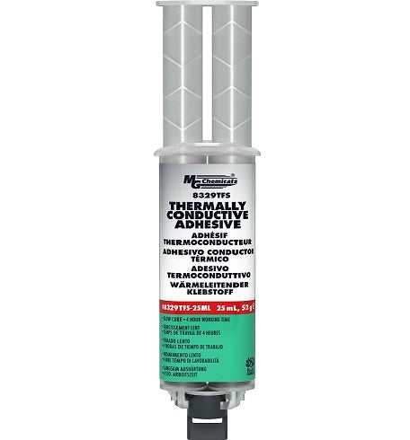 MG Chemicals 8329TFS-25ML Thermally Conductive Epoxy Adhesive Slow Cure Flowable