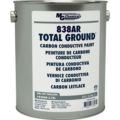 MG Chemicals 838AR-3.78L Total Ground Carbon Conductive Coating Can