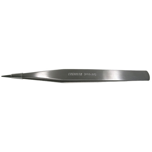 Mode 84-131-1 Stainless Steel Tweezers 125mm, Non-Magnetic Fine Tip, Smooth Inside Points