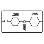 Mode 84-171-1 Precision Action Hex BNC Crimp Tool, Hex Die Sizes .068", .256", .295", Suitable for RG59 and RG6