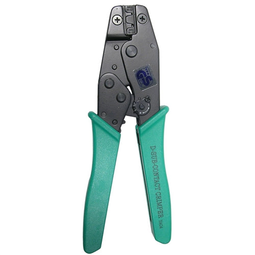 Mode 84-200-1 D-Sub Ratchet Crimp Tool, Wire Sizes 24-30AWG & 18-22AWG, Also Crimps .062" Terminals