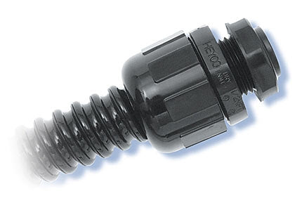 Heyco 8402* 1/2" NPT Nylon Liquid Tight Strain Relief, Fit for 8451* Tubing
