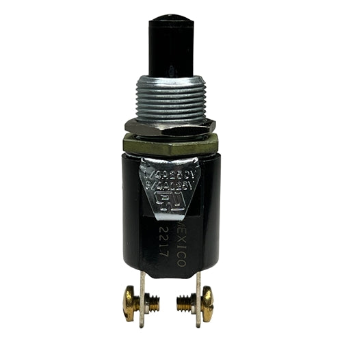 Eaton 8411K12 Momentary Push Button Switch SPST N/O Off-(On), 750mA @ 125VAC/VDC / 250mA @ 250VAC/VDC, Screw Terminals